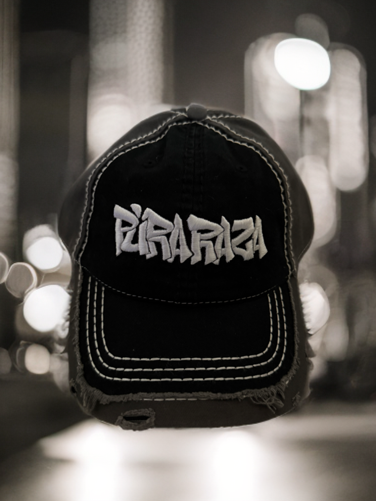 Pura Raza Distressed Black Hat