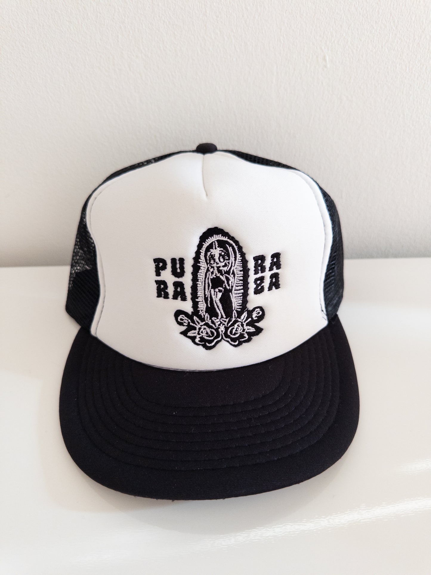Pura Raza – Betty Boop Virgencita Trucker Hat